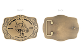 Manila to Bicol M2D Finisher Race Buckle Antique 3.5 inch