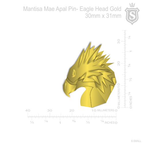 Mantisa-Eagle Pin