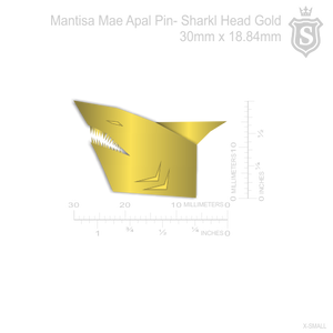 Mantisa-Shark Head Pin