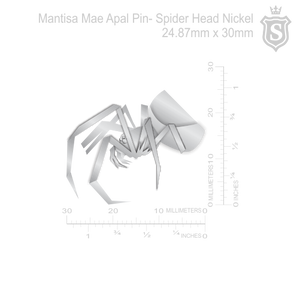 Mantisa-Arachnid Head Silver