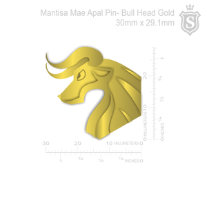 Mantisa-Bull Head Pin