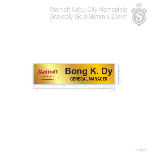 Marriott Cebu City Nameplate