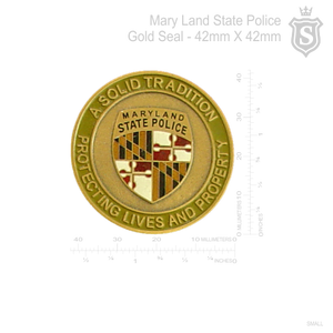 Mary Land State Police Gold Seal 42mm