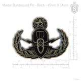 Master EOD Bombsquad Pin Gold