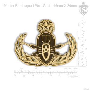 Master Bombsquad Pin Gold - PNP