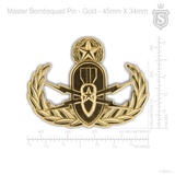 Master EOD Bombsquad Pin Gold