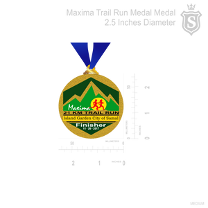Maxima Trail Run medal
