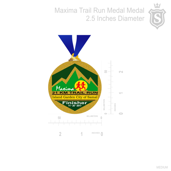 Maxima Trail Run medal