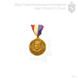 Mayor Tomas Osmeña Award of Excellence Gold 1.75 inch