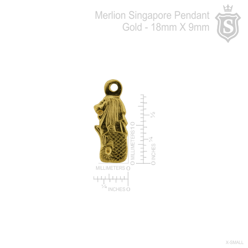 Merlion Singapore Pendant