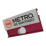 Metro De Santiago Changeable Nameplate