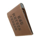 Personalized Lazer Print on Leather Wallet