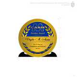 Millennium Cash Service Award Plaque