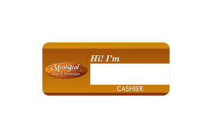 Moalboal Spa & Massage Acrylic Bended Nameplate