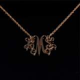 Monogram Pendant Gold 35mm