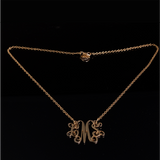 Monogram Pendant Gold 35mm