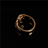Monogram Ring Gold 18mm