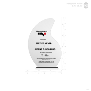 Natrapharm Acrylic Plaque