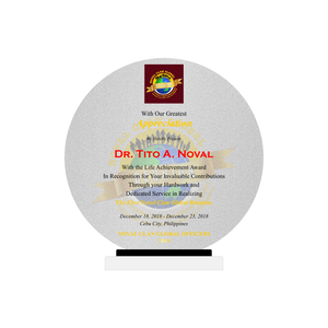 Noval Clan Global Acrylic Round Plaque