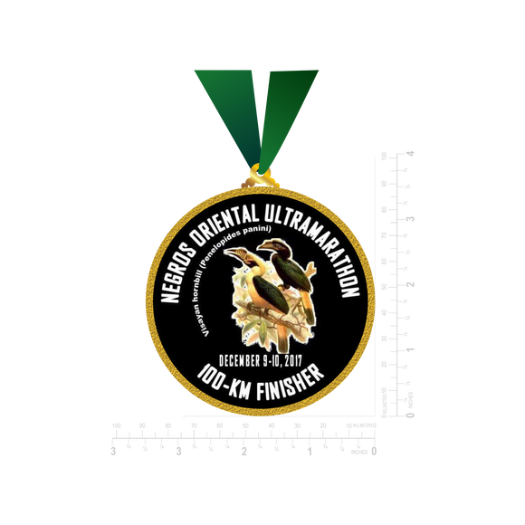 Negros Ultra Marathon Medal 2017