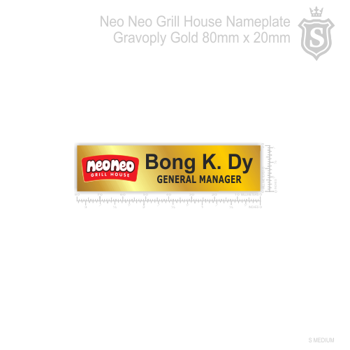Neo Neo Grill House Nameplate