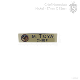 New Mexico Police Department Nameplate