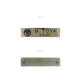 New Mexico Police Department Nameplate