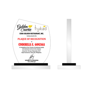 Service Award Plaque