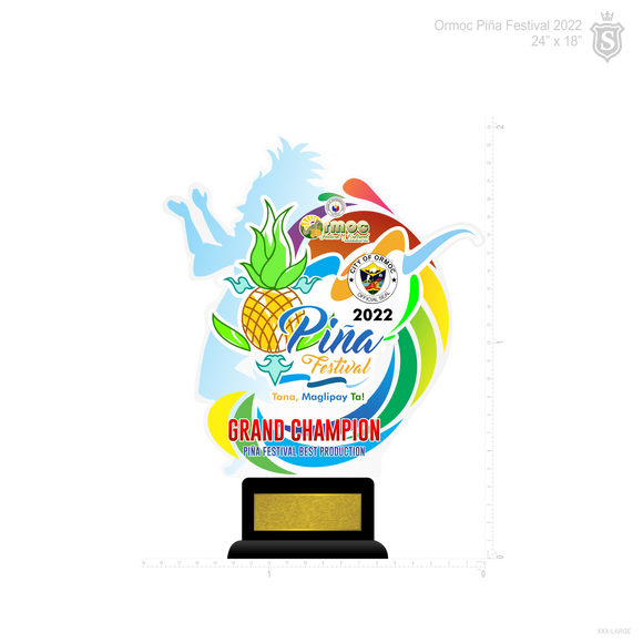 ORMOC PIÑA FESTIVAL  PLAQUE 2022