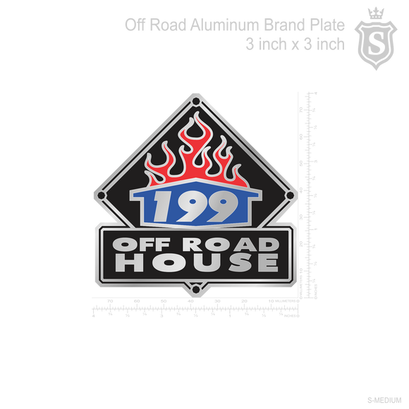 199 Off Road House Brand Plate