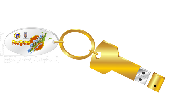 USB KEY DESIGN WITH CHARM