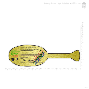Paddle Plaque 18 inch