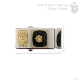 Philippine National Police (PNP) PCO Buckle with 1 Anahaw - PNP