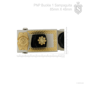 Philippine National Police (PNP) PCO Buckle 1 Sampaguita - PNP