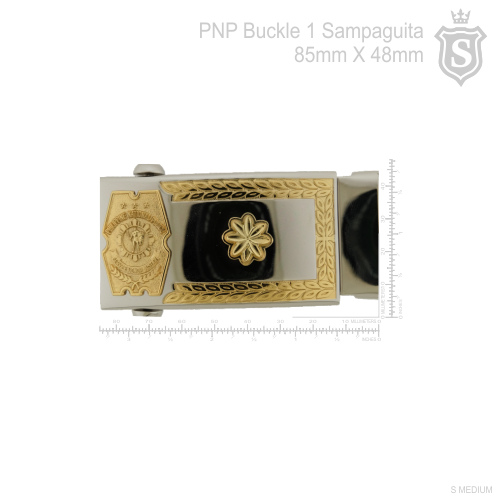 Philippine National Police (PNP) PCO Buckle 1 Sampaguita - PNP