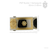 Philippine National Police (PNP) PCO Buckle 1 Sampaguita - PNP