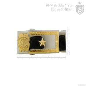 Philippine National Police (PNP) PCO Buckle with 1 Star (PBGEN) - PNP