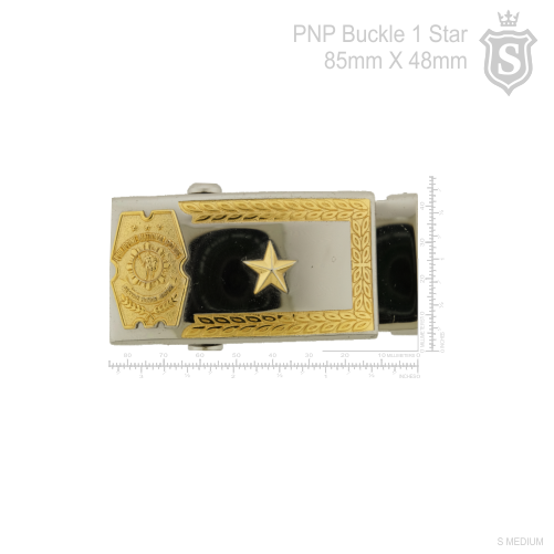 Philippine National Police (PNP) PCO Buckle with 1 Star - PNP