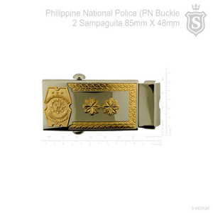Police Lieutenant Colonel (PLTCOL) Buckle 2 Sampaguita