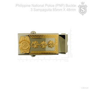 Philippine National Police (PNP) PCO Buckle 3 Sampaguita (PCOL) - PNP