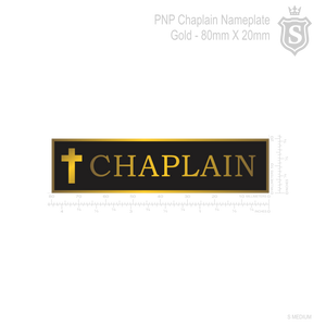 PNP & CHAPLAIN NAMEPLATE