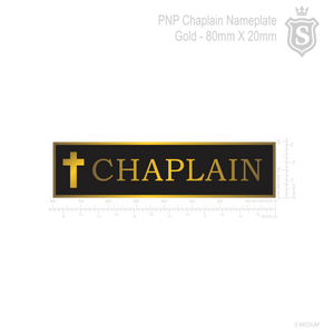 PNP & Chaplain Nameplate