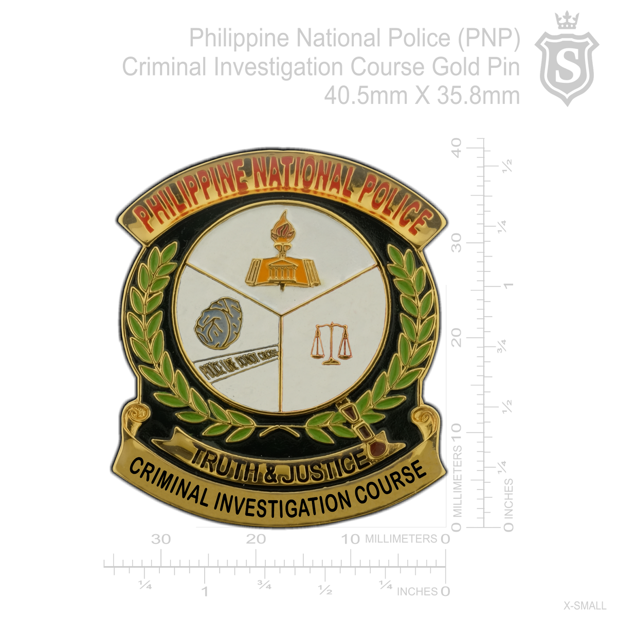 Philippine National Police Pnp Criminal Investigation Course Pin