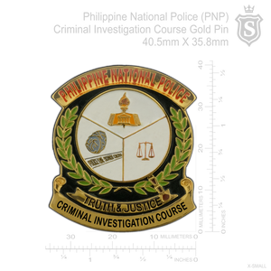 Philippine National Police (PNP) Criminal Investigation Course (CIC) Pin