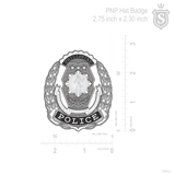 Philippine National Police (PNP) Hat Badge Cap Device - PNP