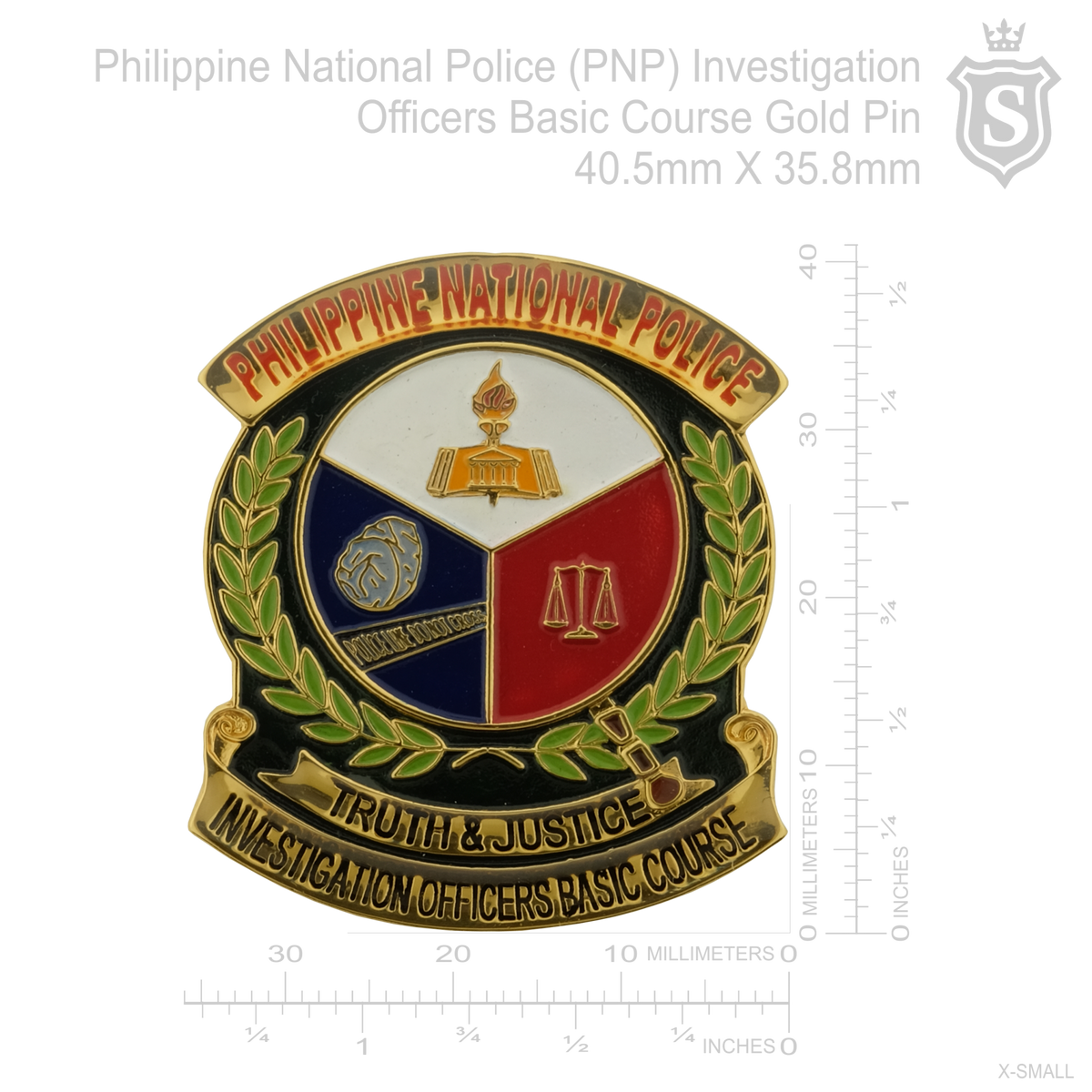 Cic Pin Investigation Officers Basic Course (IOBC) Pin – Suarez Arts