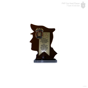 PNP Head Cop Plaque 9.8 inch