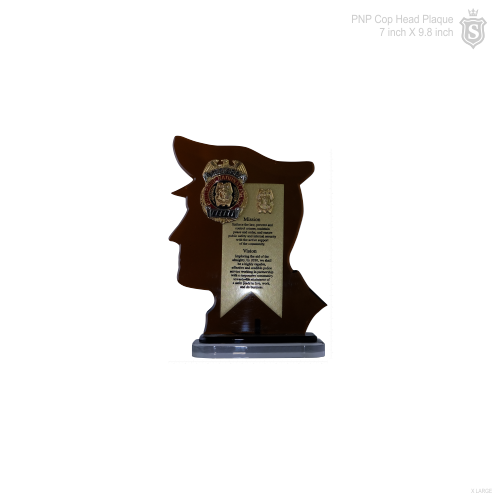 PNP Head Cop Plaque 9.8 inch