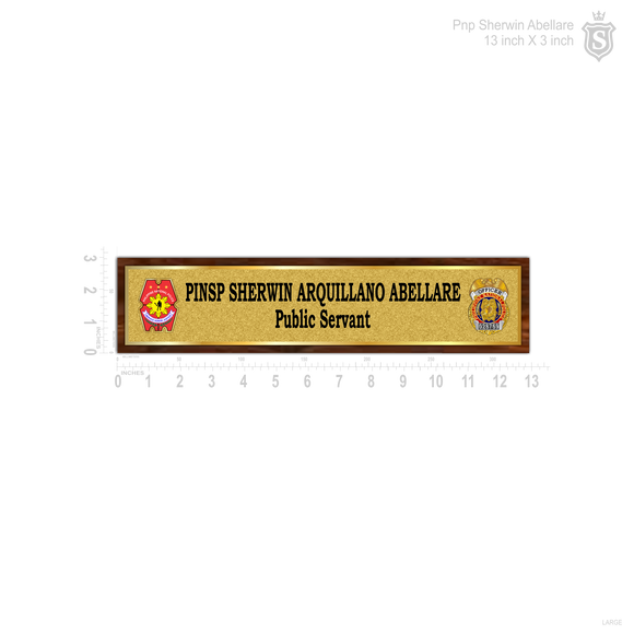 Philippine National Police (PNP) Table Signage - PNP