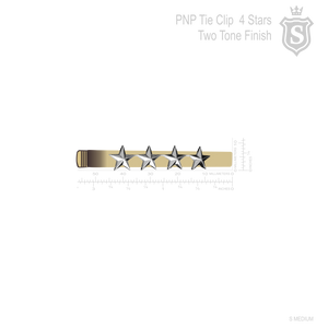 Philippine National Police (PNP) Tie Clip 4 Stars - PNP